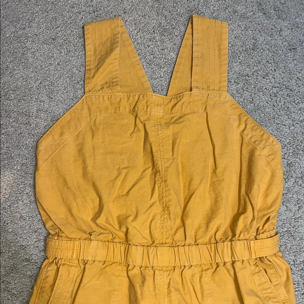 Everlane The Fatigue Apron Jumpsuit Sleeveless‎ Utility Amber 12